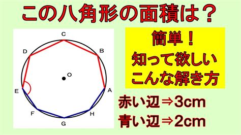 八角形 面積|面積計算機 